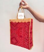 Red Bandhani Bag - Image 2