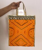 Yellow Bandhani Bag