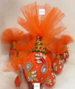 Orange Paisley  Nariyal - Image 2