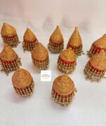 Golden Dome Beaded Nariyal