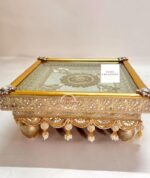 Ivory Gold Bridal Chowki - Image 2